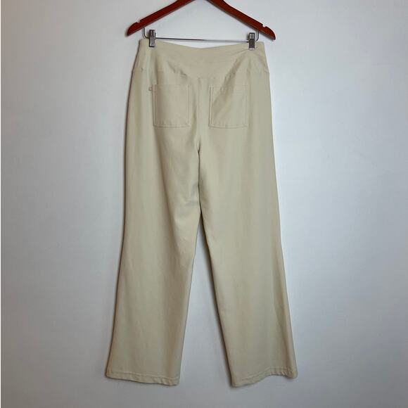 Avalanche Womens Pull-On Wide Leg Pants Size L Cream Outdoors Hiking Gorpcore - Picture 2 of 8